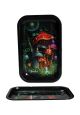 Black Leaf Rolling Tray Mushroom M