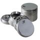 Black Leaf Grinder 4-tlg. silber