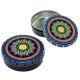 ClickClack Dose Black Leaf Mandala blau