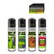 CLIPPER Feuerzeuge WEED SLOGAN 12