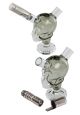 Handvaporizer Bubbler Skull mit DynaVap Spitze