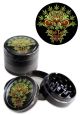 Black Leaf Leaf Skull Grinder 4-tlg. schwarz